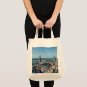 Gezicht op het stadscentrum van Riga vanuit de hoo Tote Bag (Voorkant (product))