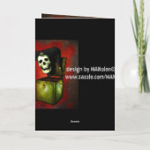 Gezicht op je angsten Halloween Kaart (Achterkant)