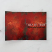 Gezicht op je angsten Halloween Kaart (Binnen)