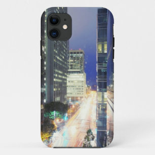 Gezicht op kantoorgebouwen in het financiële distr iPhone 11 hoesje