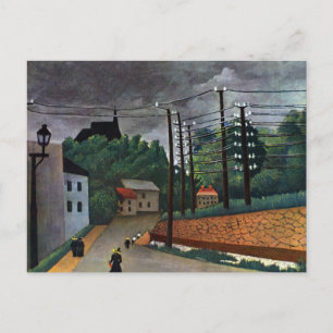 Gezicht op Malakoff door Henri Rousseau, Vintage A Briefkaart