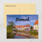 Gezicht op Nyborg Denemarken Briefkaart (Voorkant / Achterkant)