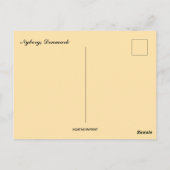 Gezicht op Nyborg Denemarken Briefkaart (Achterkant)