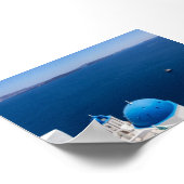 Gezicht op Oia Santorini Poster (Hoek)