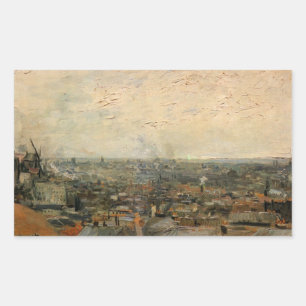 Gezicht op Parijs vanaf Montmartre door Vincent va Rechthoekige Sticker