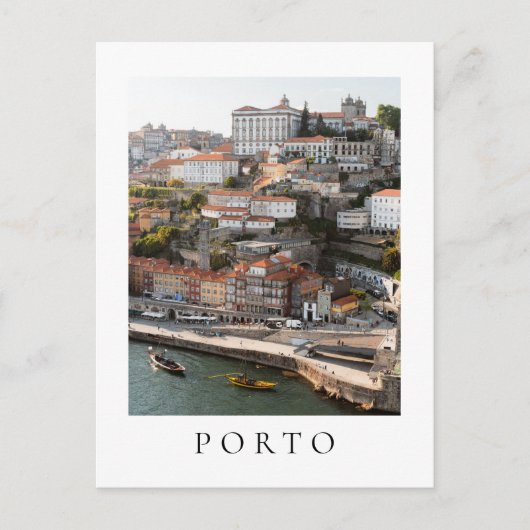 Gezicht op Porto stad Briefkaart (Voorkant)