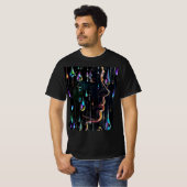 Gezicht op regen: Rainbow Melody T-shirt (Voorkant volledig)