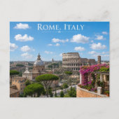 Gezicht op Rome Briefkaart (Voorkant)