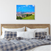 Gezicht op Turijn op canvasprint Canvas Afdruk (Insitu (Slaapkamer))