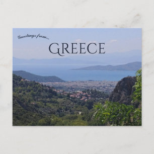 Gezicht op Volos Griekenland Briefkaart