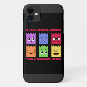 gezicht spreekt luider dan duizend woorden iphone Case-Mate iPhone case