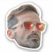 Gezicht Sticker, Aangepaste Gezicht Sticker, Aange Sticker (Voorkant)