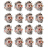 Gezicht Sticker, Aangepaste Gezicht Sticker, Aange Sticker (Voorkant)