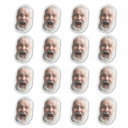 Gezicht sticker | Custom Face Sticker (Voorkant)