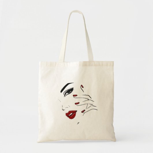  gezicht tote bag (Voorkant)