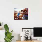 Gezicht uit poster (Thuiskantoor)