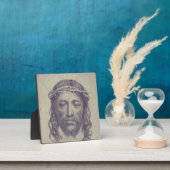 Gezicht van Christus op de sluier van de heilige V Fotoplaat (Insitu)