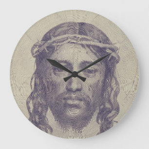 Gezicht van Christus op de sluier van de heilige V Grote Klok