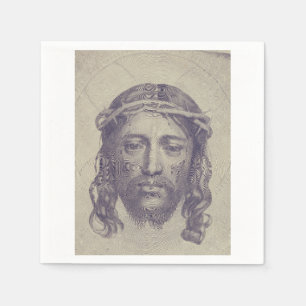 Gezicht van Christus op de sluier van de heilige V Servet