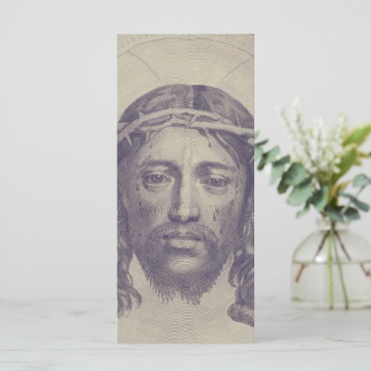 Gezicht van Christus op St. Veronica's Veil Heilig (Staand voorkant)