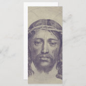 Gezicht van Christus op St. Veronica's Veil Heilig (Voorkant / Achterkant)