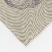 Gezicht van Christus op St. Veronica's Veil Heilig Fleece Deken (Hoek)