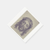 Gezicht van Christus op St. Veronica's Veil Heilig Servet (Hoek)