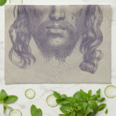 Gezicht van Christus op St. Veronica's Veil Heilig Theedoek (Gevouwen)