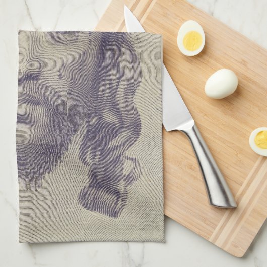 Gezicht van Christus op St. Veronica's Veil Heilig Theedoek (Quarter Fold)