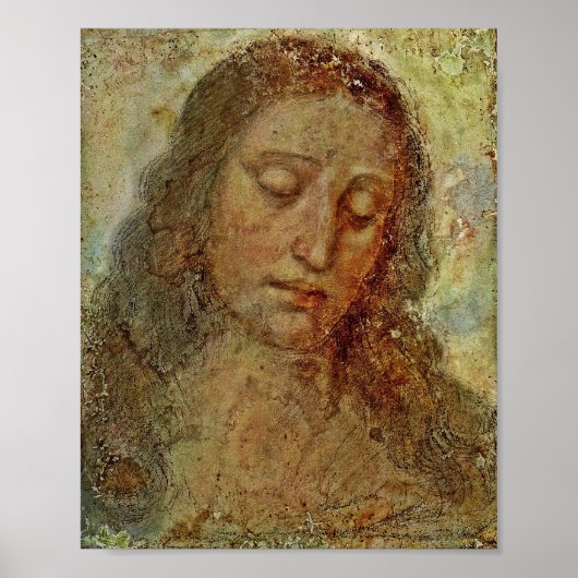 Gezicht van Christus Poster (Voorkant)