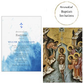 Gezicht van de wateren Orthodoxe doop Kaart