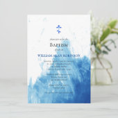 Gezicht van de wateren Orthodoxe doop Kaart (Staand voorkant)