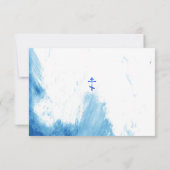 Gezicht van de Waters Orthodox Christelijk Doopsel Bedankkaart (Achterkant)