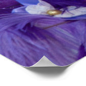 Gezicht van een carnavalskostuum, Venetië Poster (Hoek)