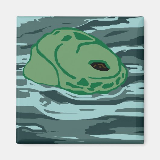 Gezicht van een Honu magneet (Voorkant)