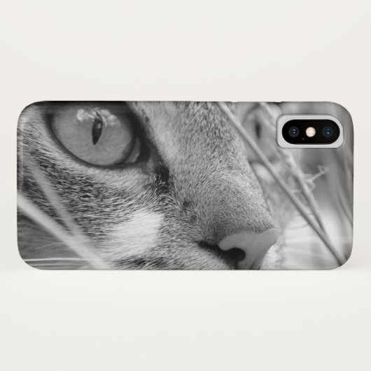 Gezicht van een kat Case-Mate iPhone case (Achterkant (horizontaal))