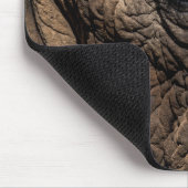 Gezicht van een olifant muismat (Hoek)