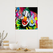 Gezicht van een Poster van de Kast (Keuken)