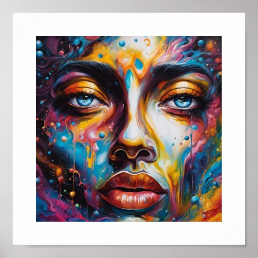 Gezicht van God Poster (Voorkant)