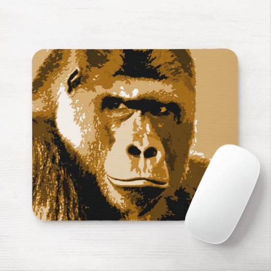 Gezicht van Gorilla Muismat (Met muis)