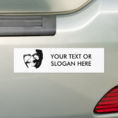 GEZICHT VAN HERMAN CAIN BUMPERSTICKER (Op auto)