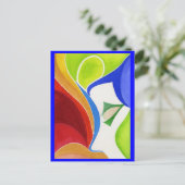 Gezicht van het licht briefkaart (Staand voorkant)