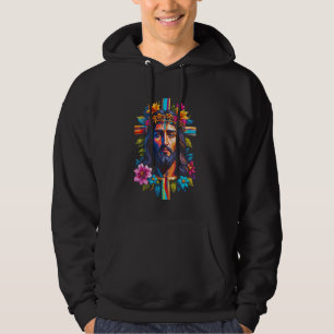Gezicht van Jezus Christus Kroon van Doornen Katho Hoodie