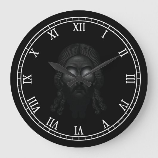 Gezicht van Jezus Christus met schitterend orthodo Grote Klok (Voorkant)