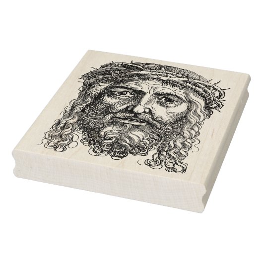 Gezicht van Jezus illustratie art stempel (Stempel)