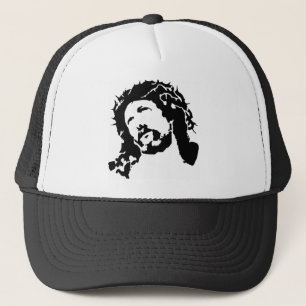 Gezicht van Jezus Trucker Pet