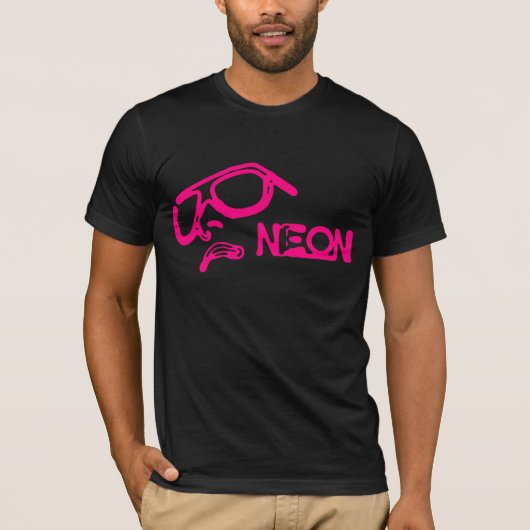 Gezicht van neon - RetroMe - T-Shirt (roze) (Voorkant)
