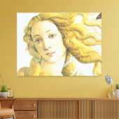 Gezicht van Venus Canvas Afdruk (Insitu (Woonkamer))