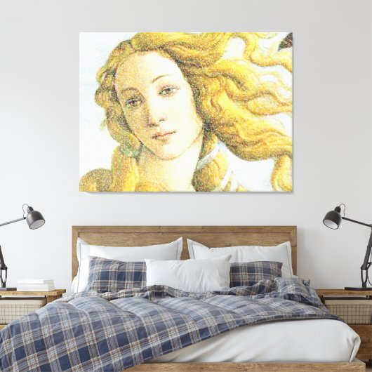 Gezicht van Venus Canvas Afdruk (Insitu (Slaapkamer))