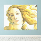 Gezicht van Venus Canvas Afdruk (Insitu (Houten vloer))